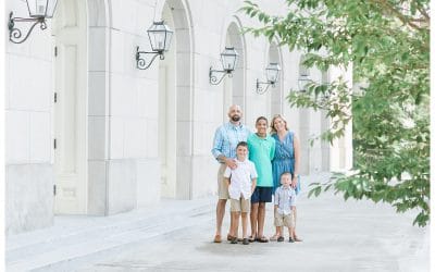 Downtown Macon Family Photographer | Macon City Auditorium Photo Shoot