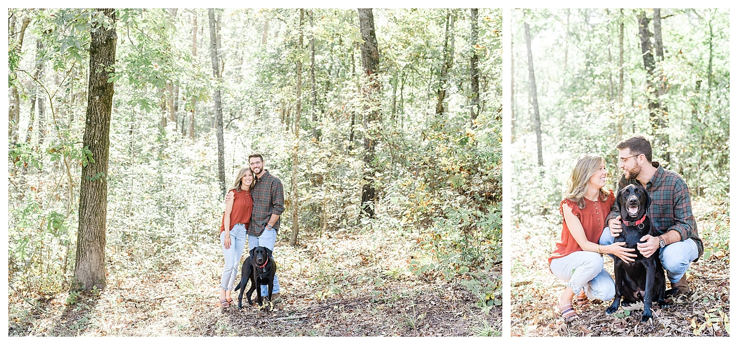 engagement pictures with dog
