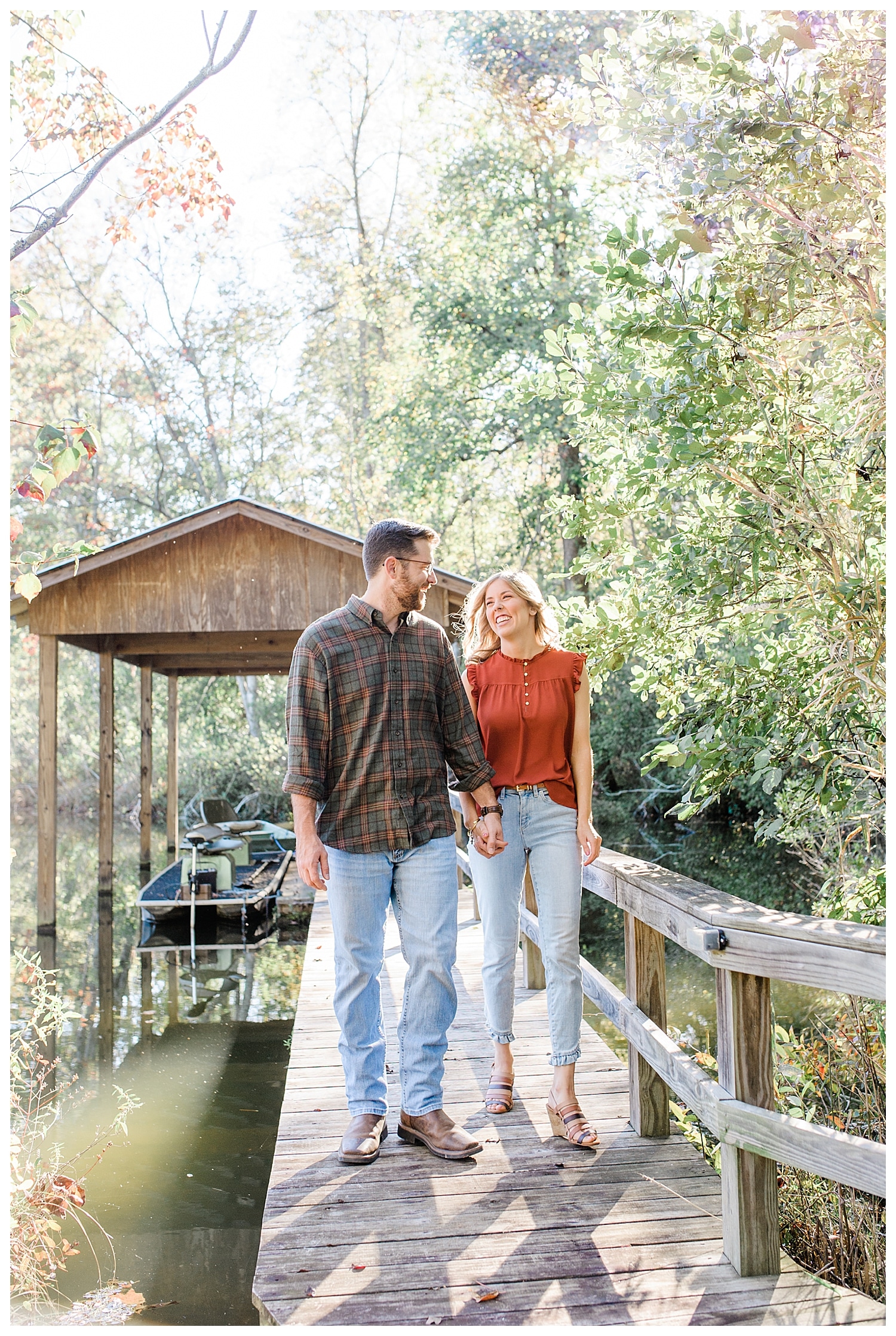 engagement pictures with dog