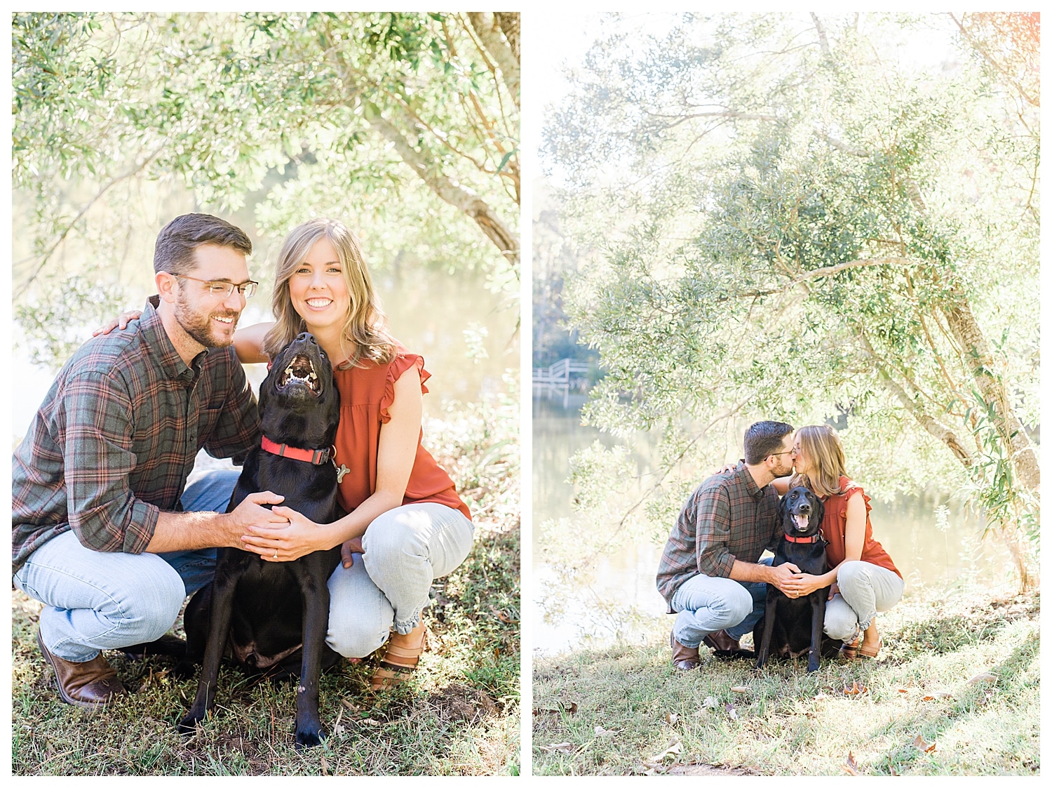 engagement pictures with dog
