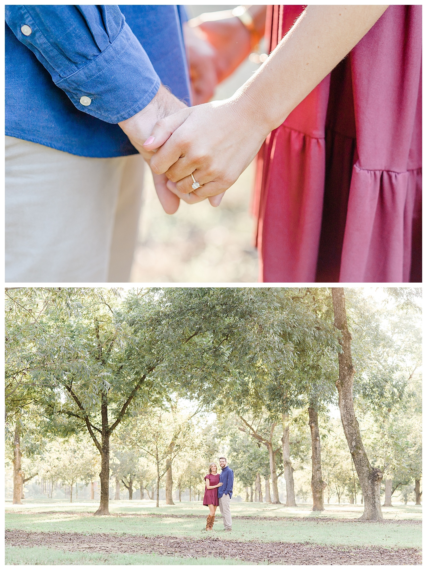 engagement pictures with dog