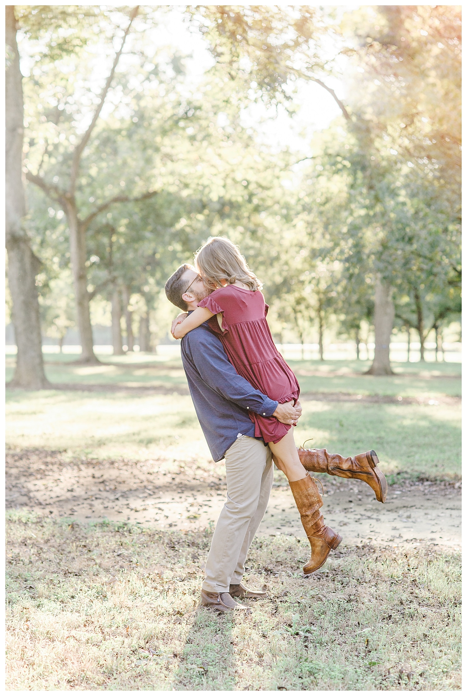 engagement pictures with dog