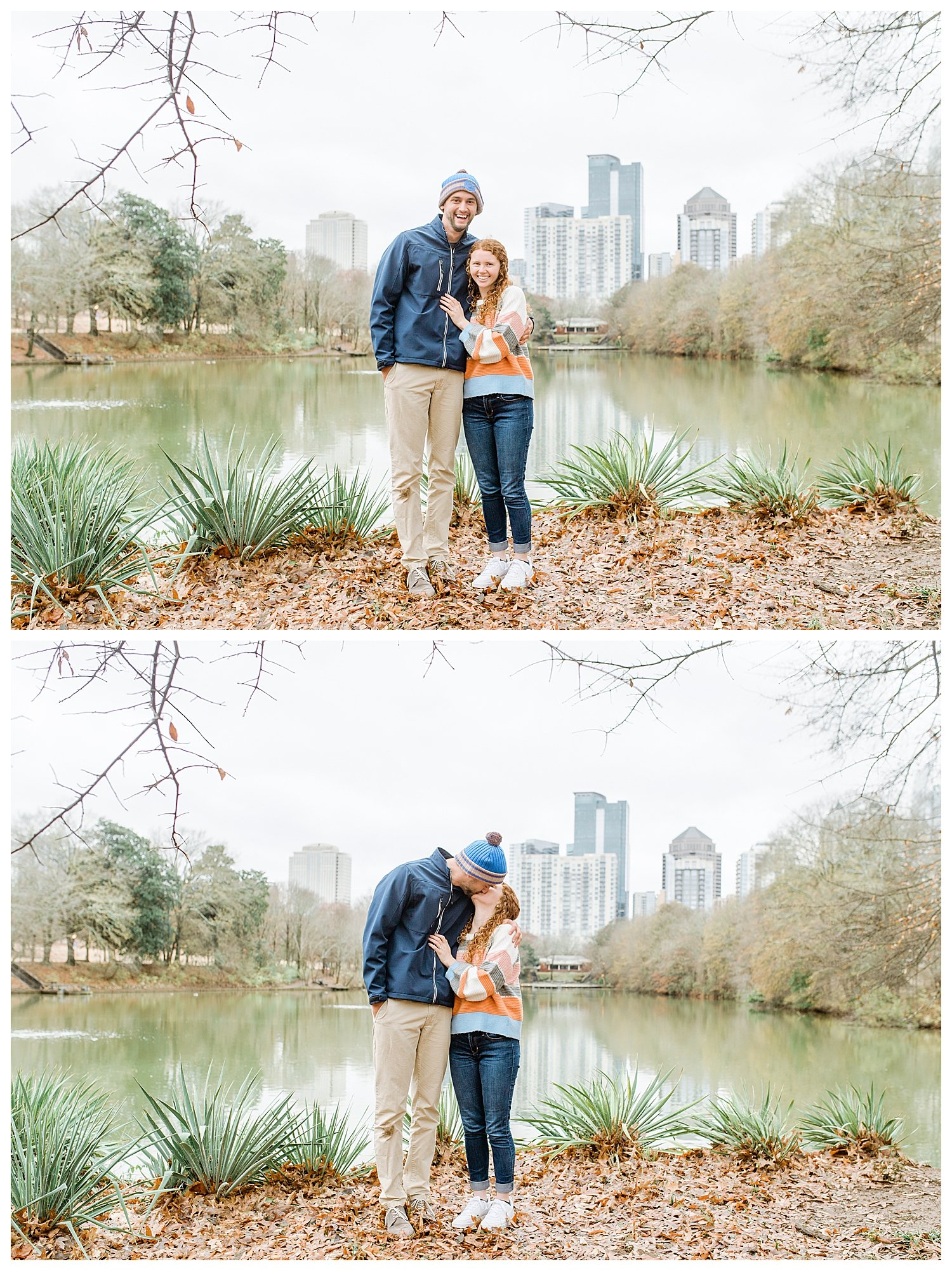 engagement proposal at piedmont park atlanta