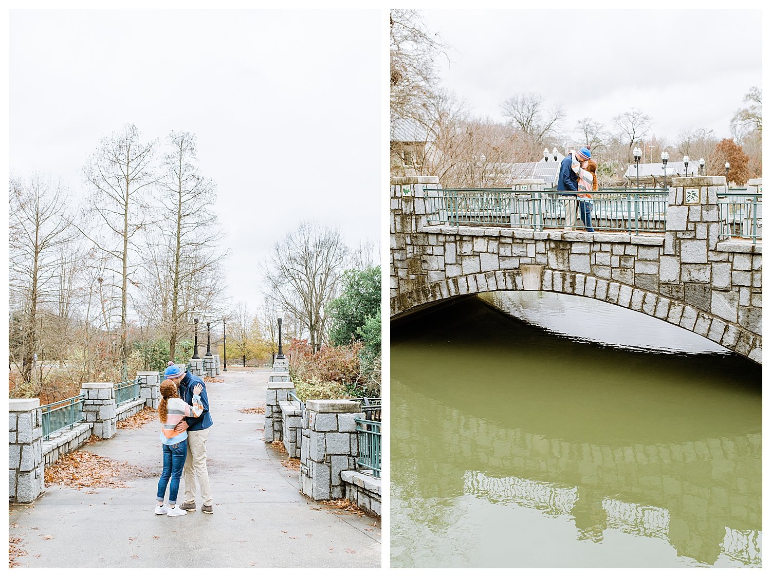 engagement proposal at piedmont park atlanta