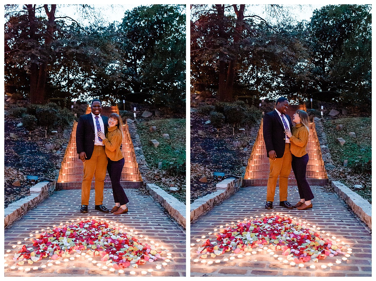 Proposal in downtown macon engagement photographer