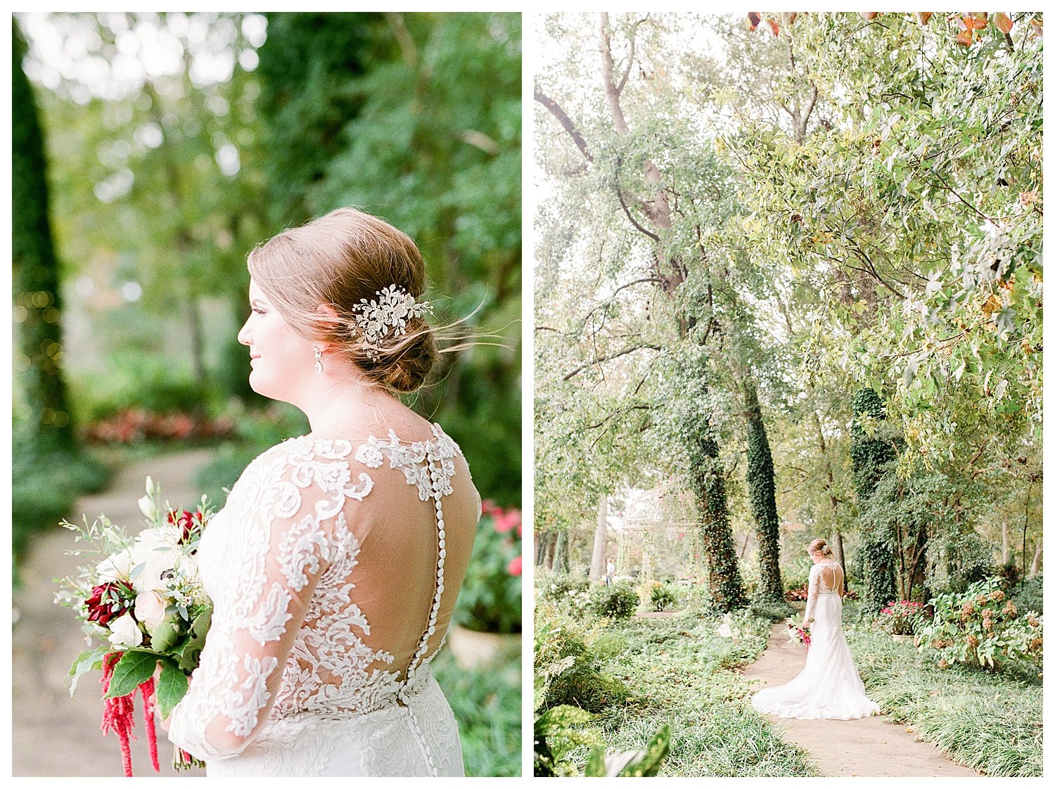 Tryphena's garden wedding