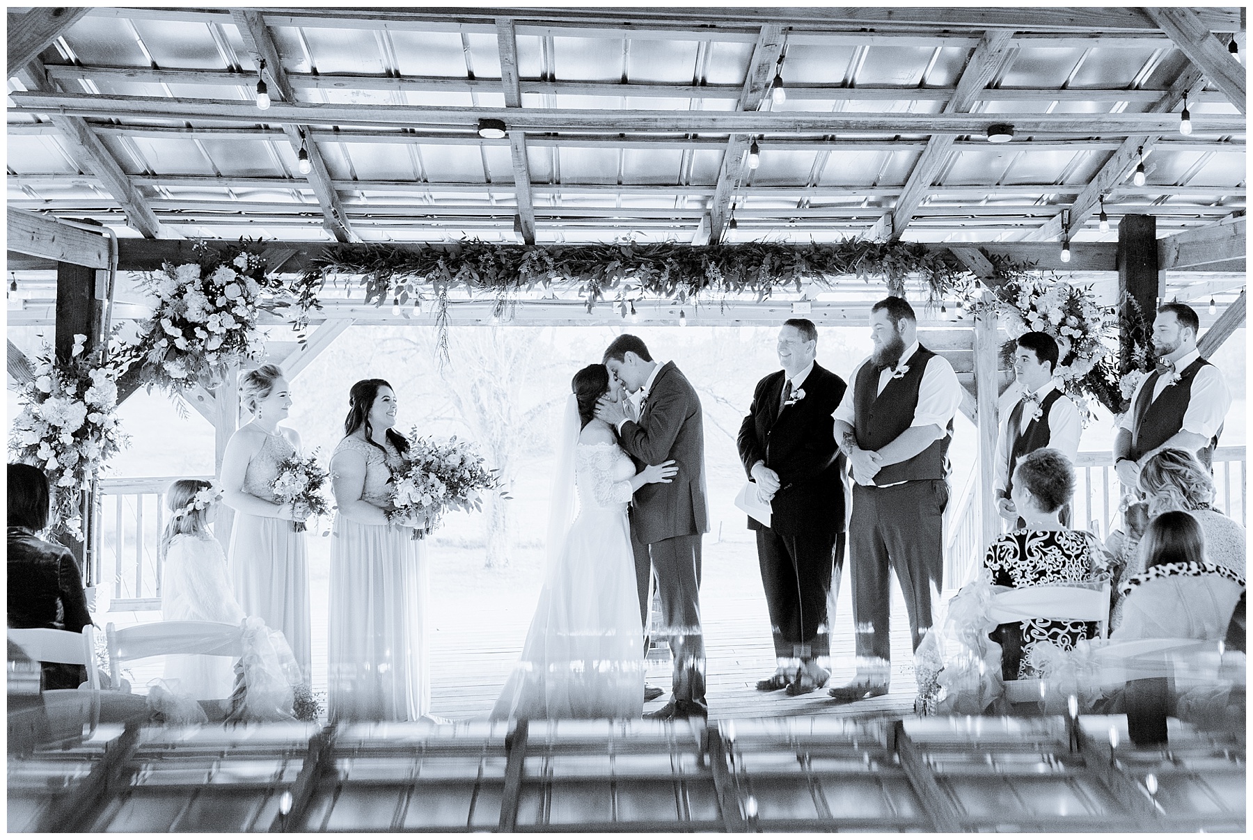 Romantic rustic wedding at The Wedding Barn at L'Horne