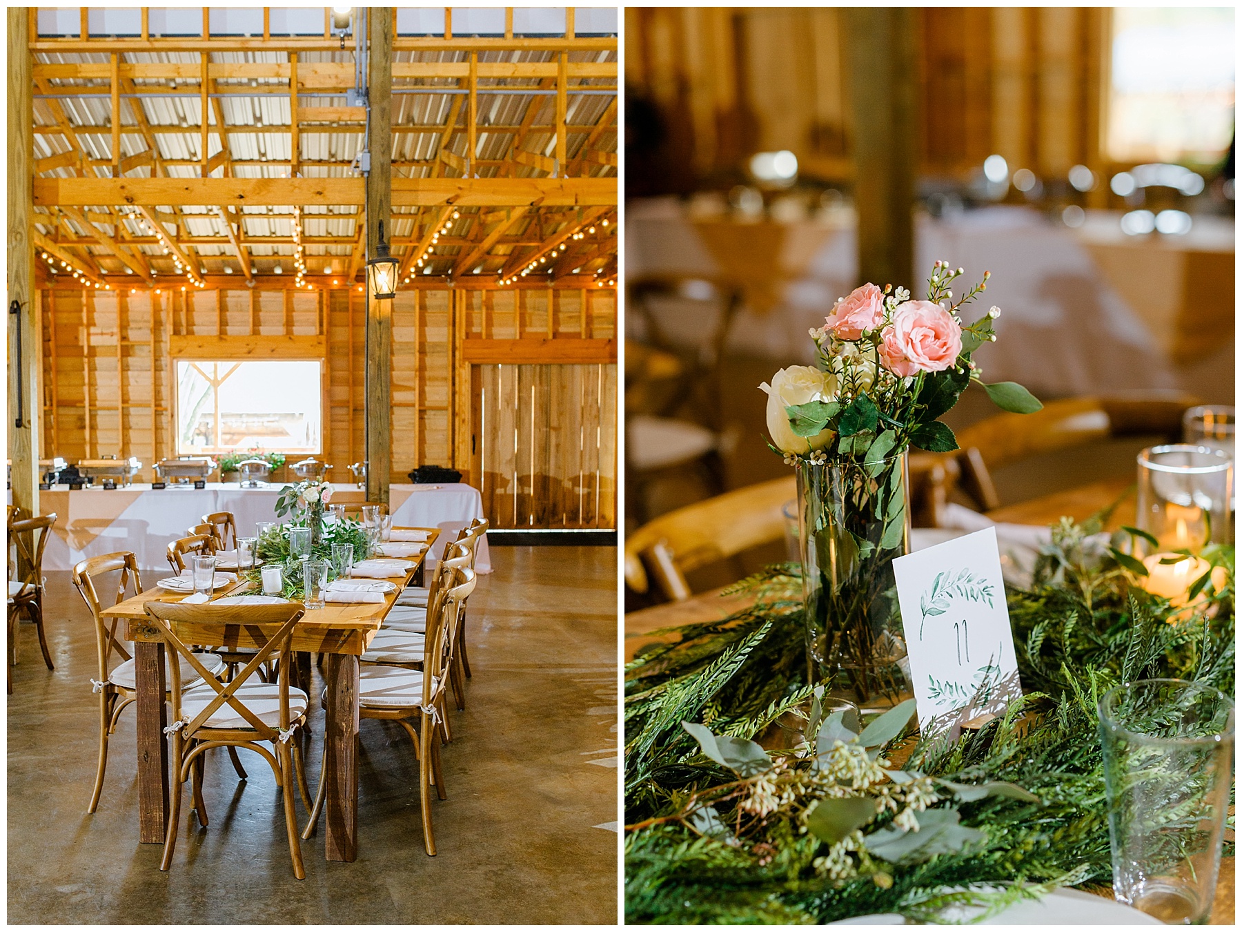 Romantic rustic wedding at The Wedding Barn at L'Horne