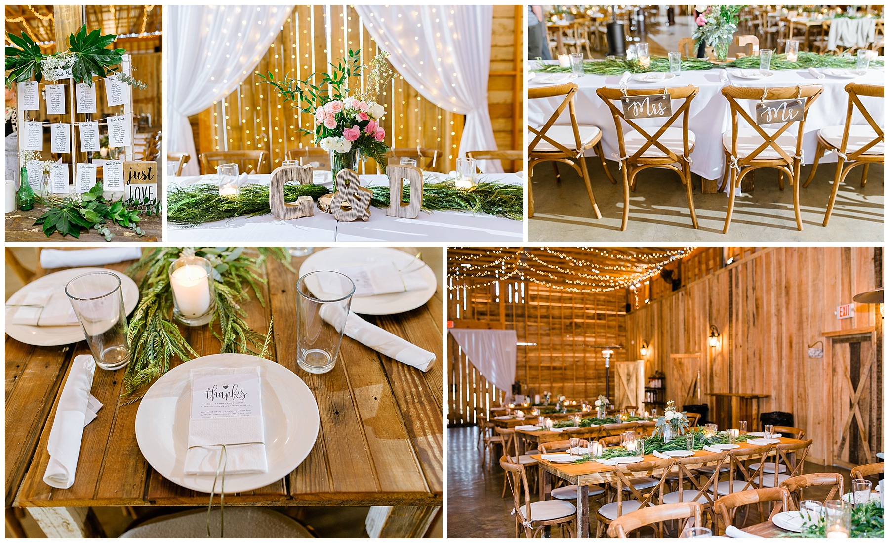 Romantic rustic wedding at The Wedding Barn at L'Horne