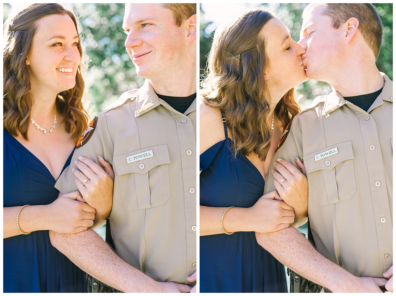 Engagement Session at GCSU in Downtown Milledgeville 