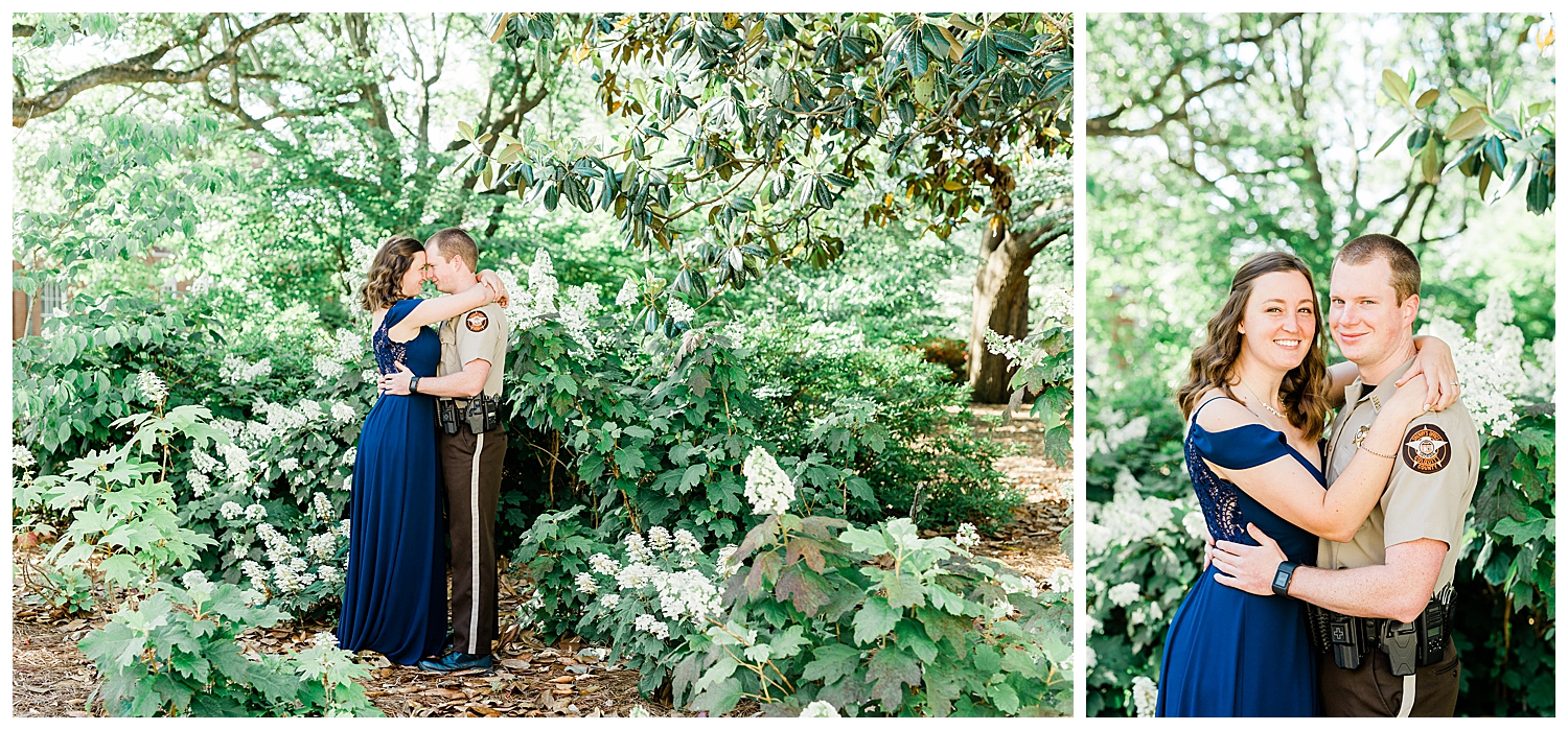 Engagement Session at GCSU in Downtown Milledgeville 