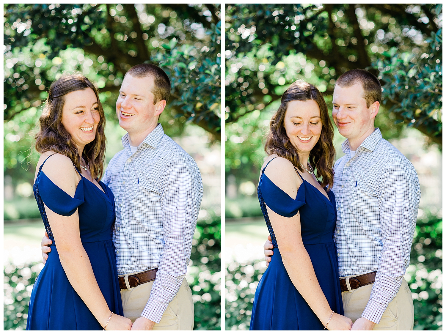 Engagement Session at GCSU in Downtown Milledgeville 