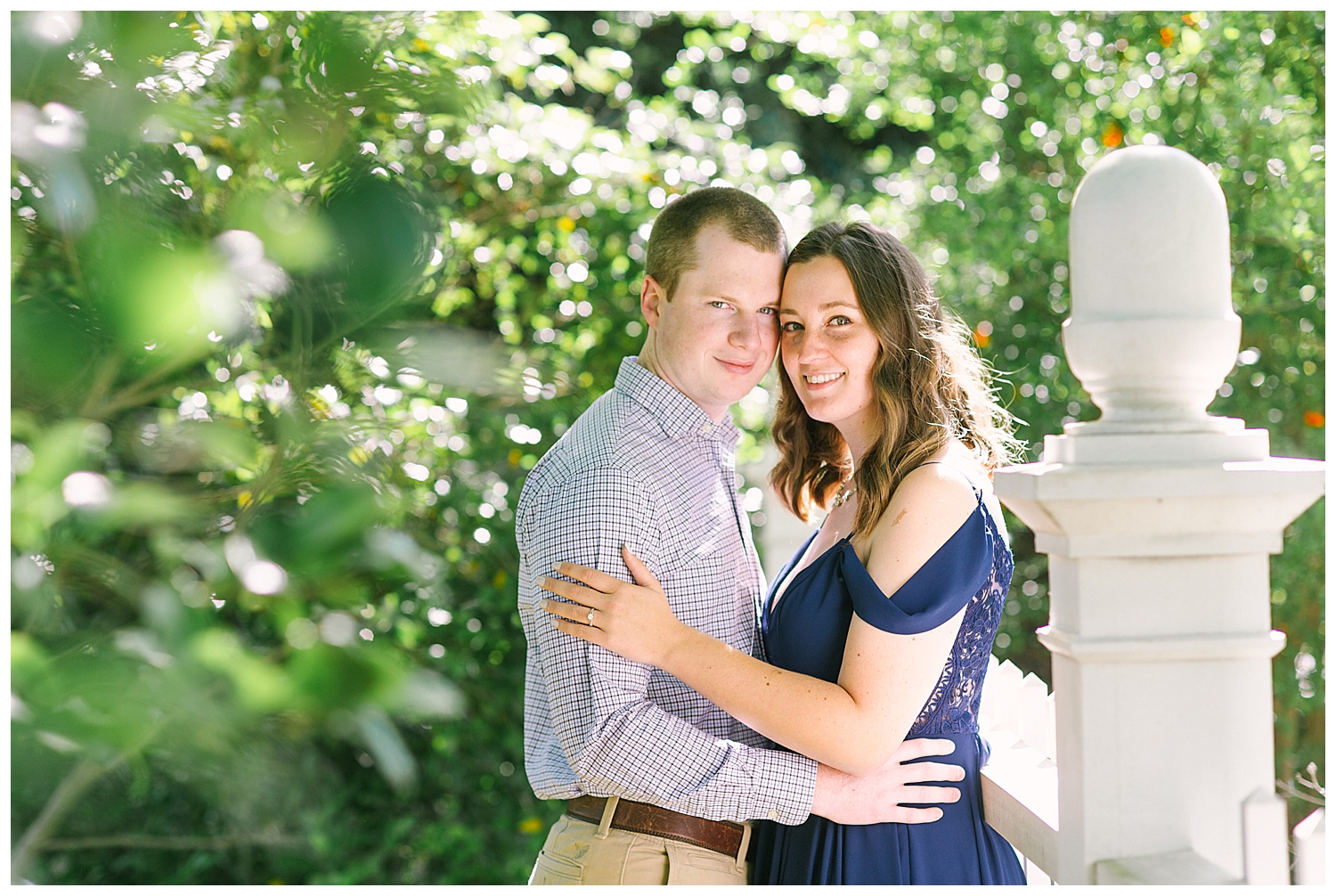 Engagement Session at GCSU in Downtown Milledgeville 