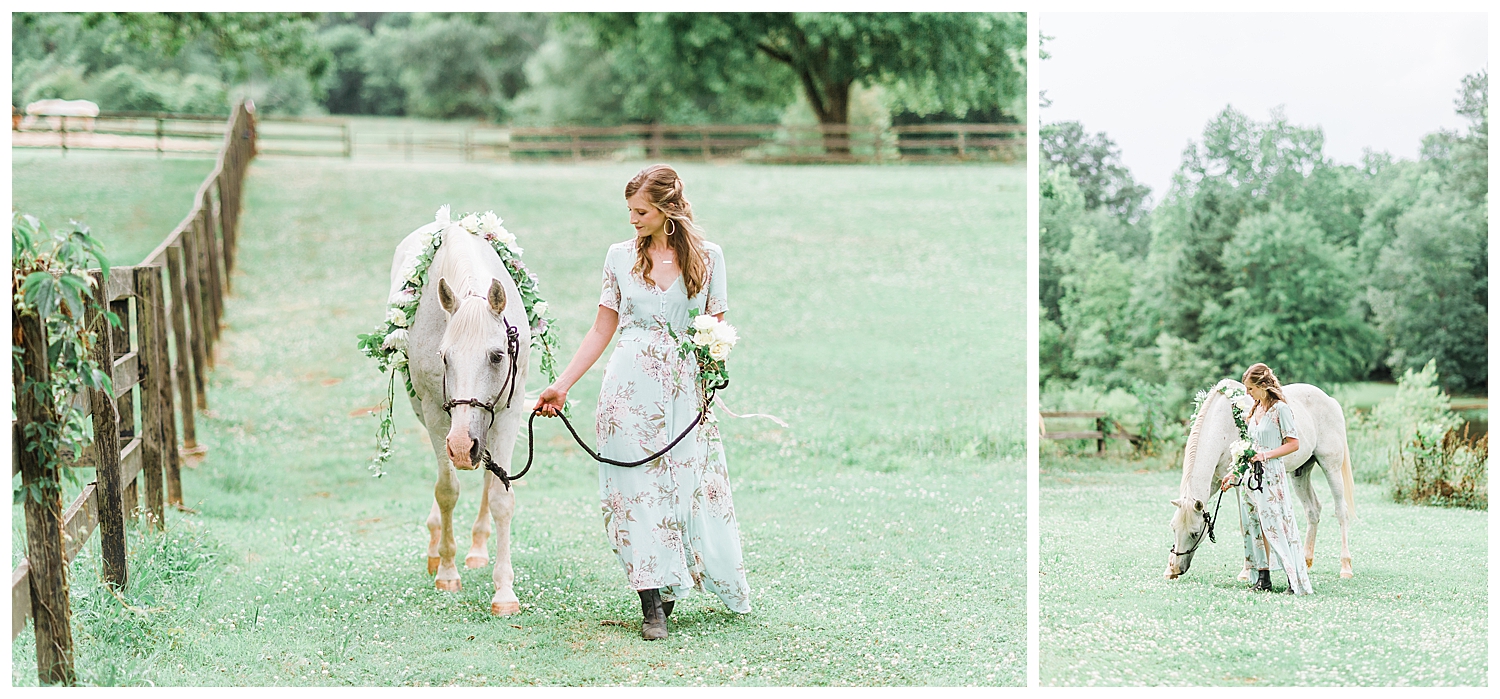Styled Shoot with Horse in Macon, GA
