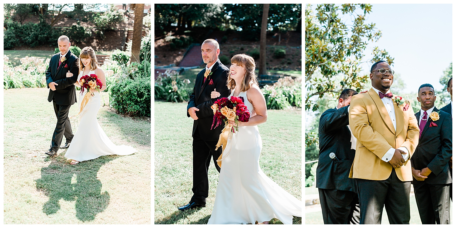 Wedding at Washington Park in Macon, GA