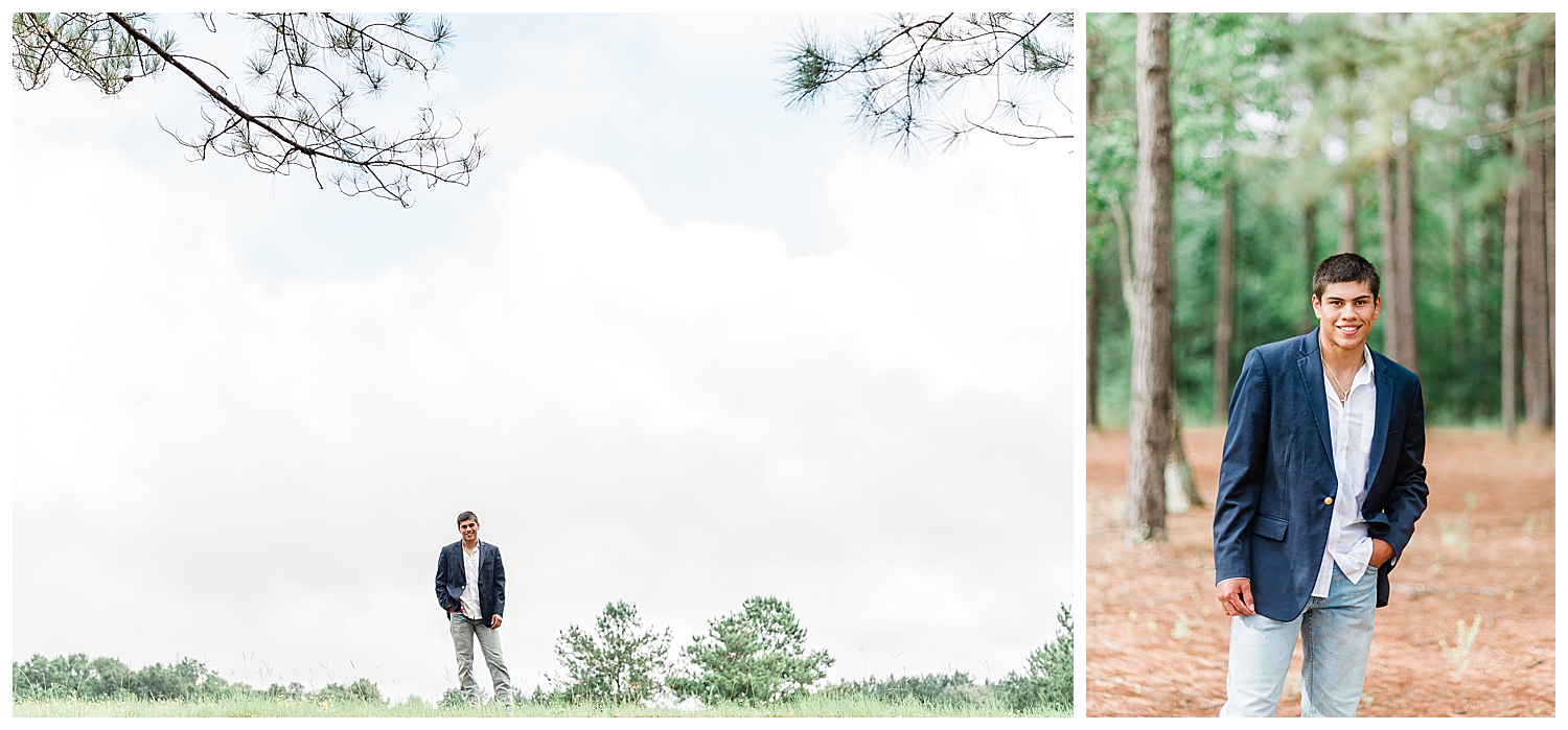 Guy Senior Shoot at Amerson River Park