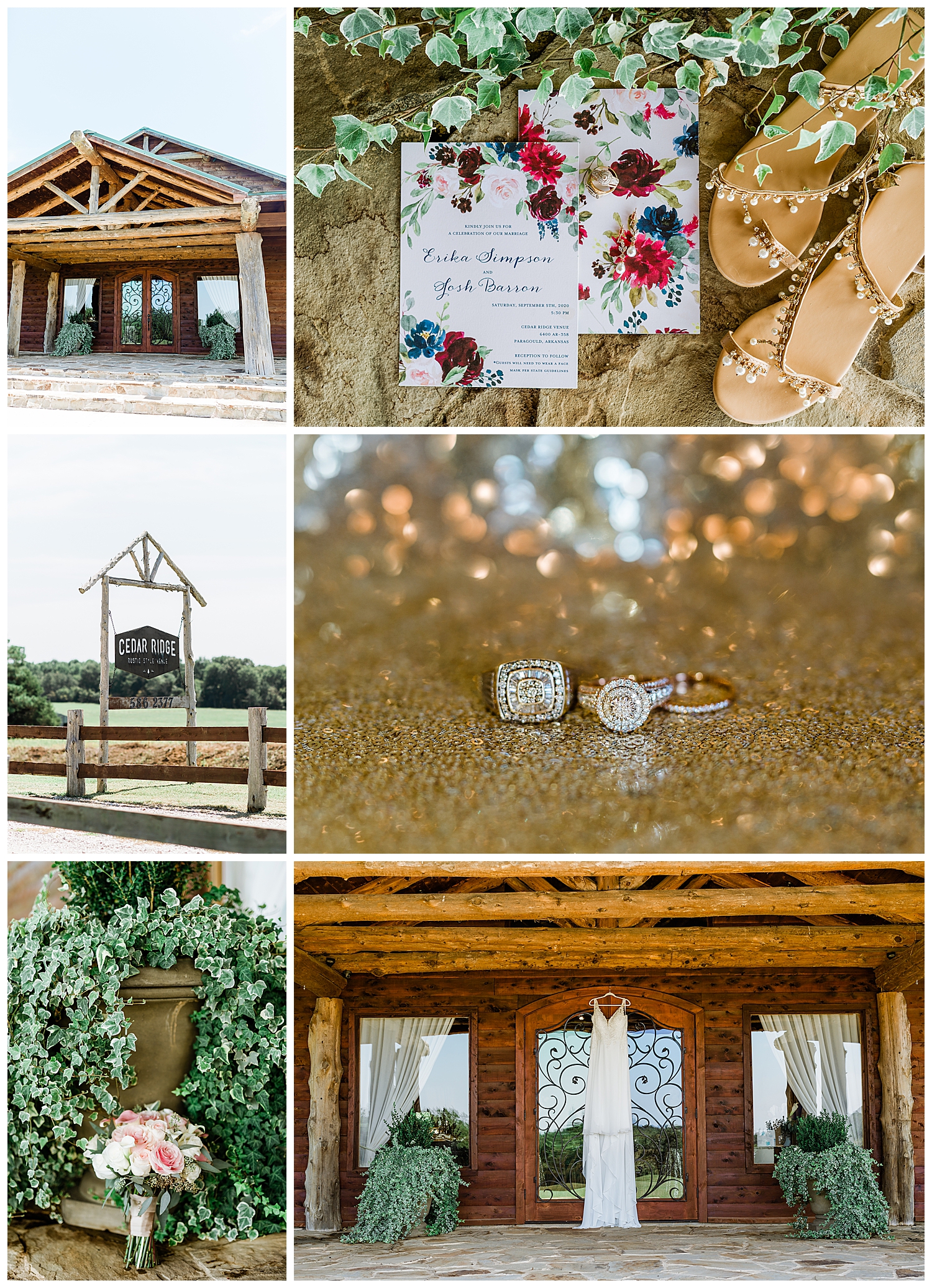 Wedding at Cedar Ridge Venue
