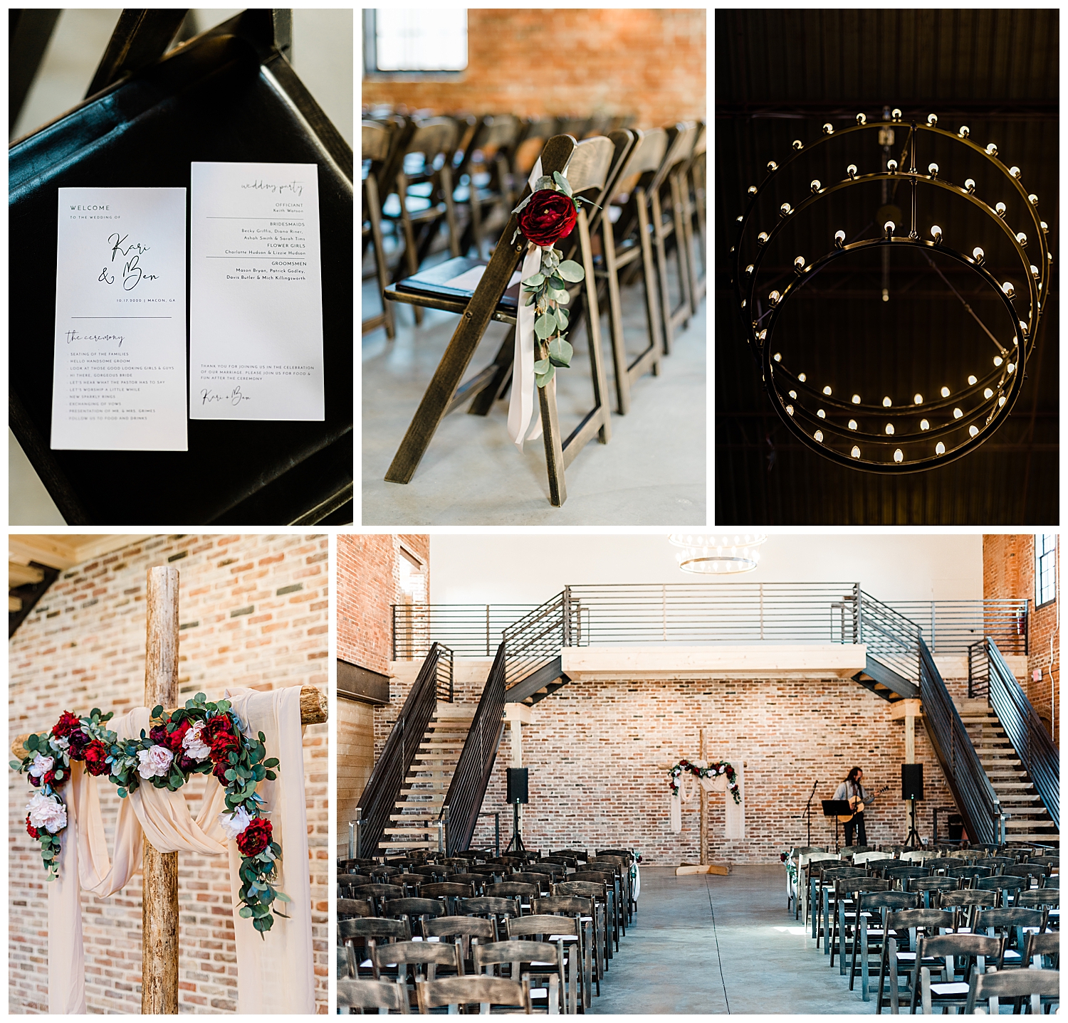 Downtown Macon Wedding at Fall Line Station by C. Hope Photography