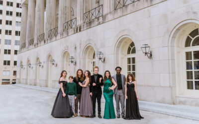 Formal Family Session at The Macon City Auditorium | C. Hope Photography