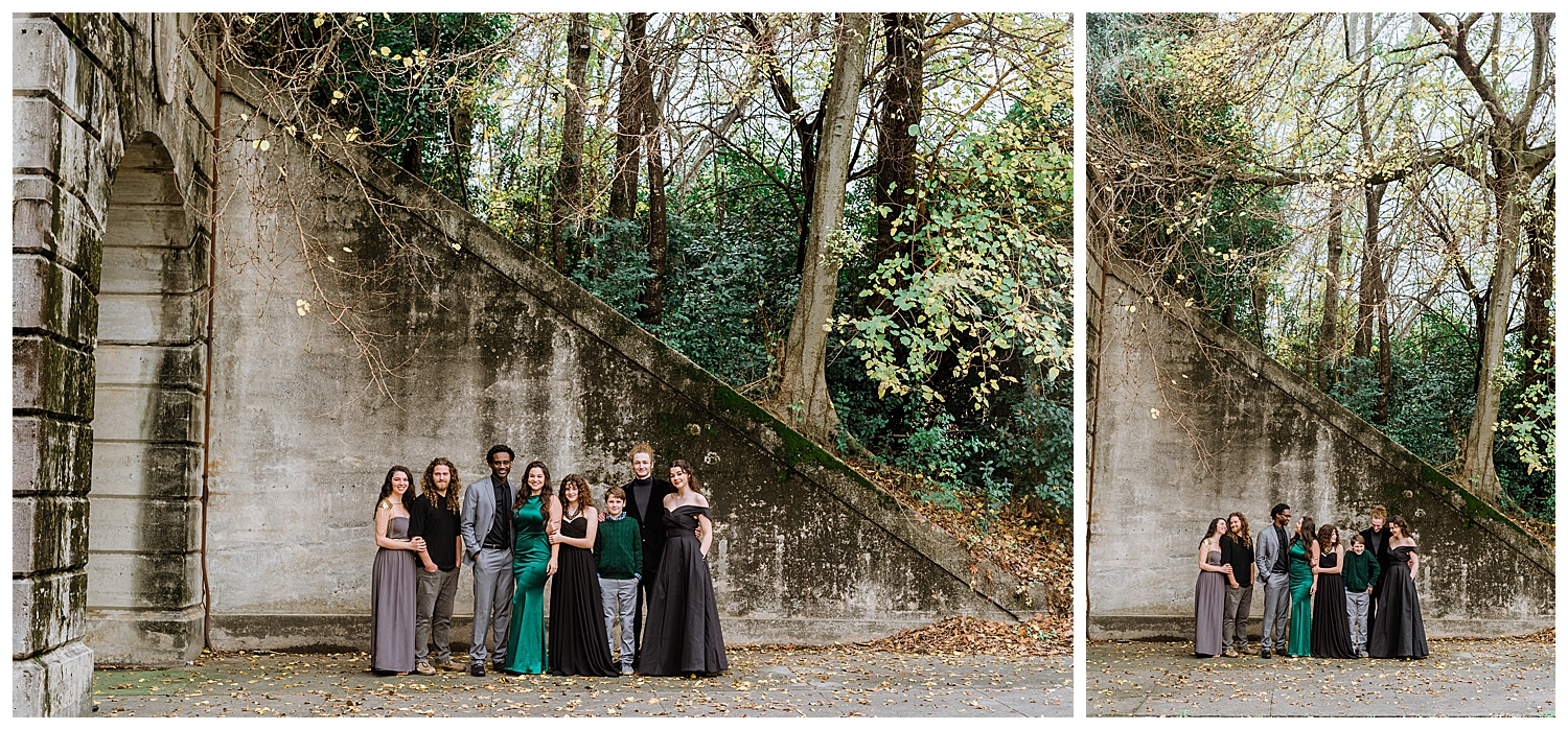 Formal Family Photos at The Macon City Auditorium