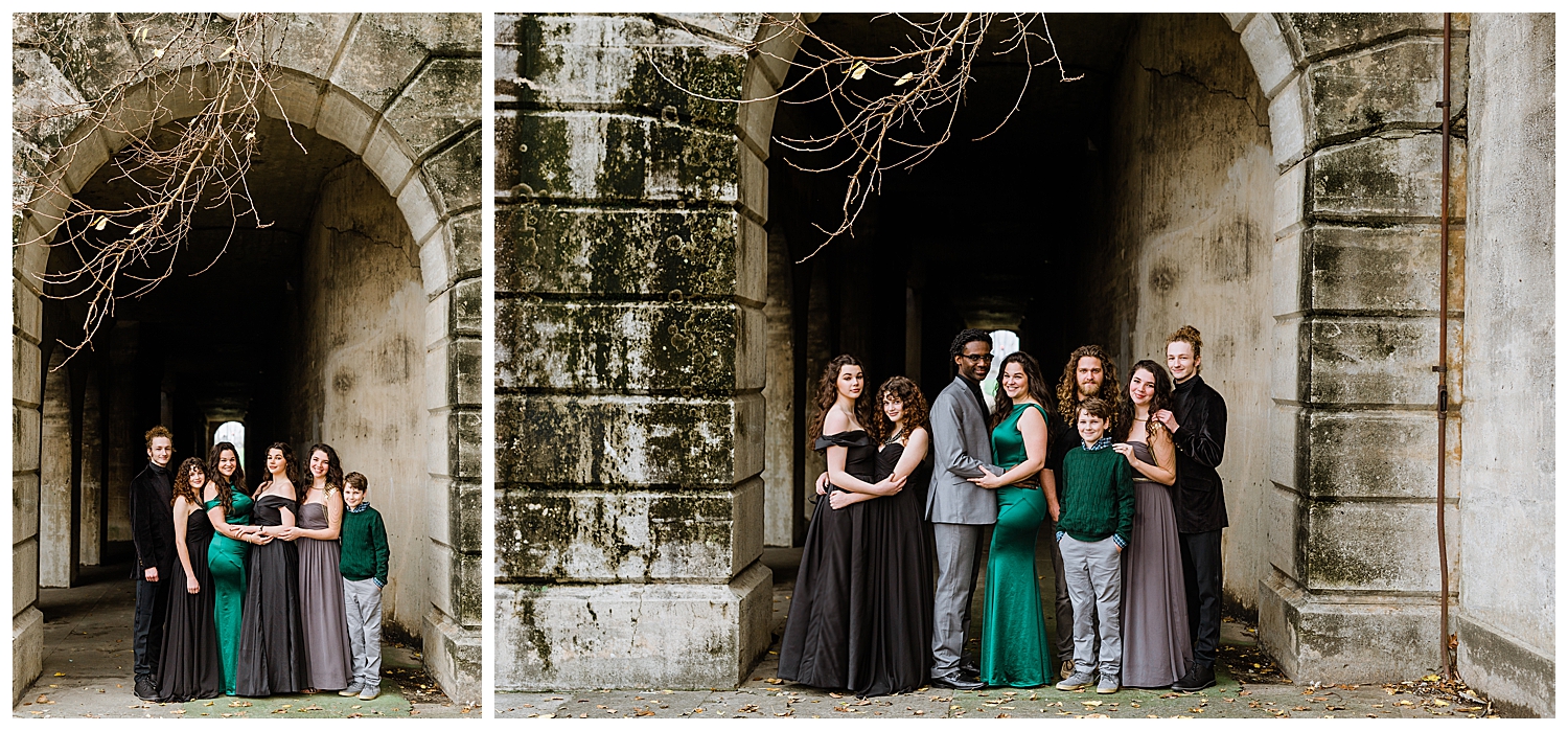 Formal Family Photos at The Macon City Auditorium