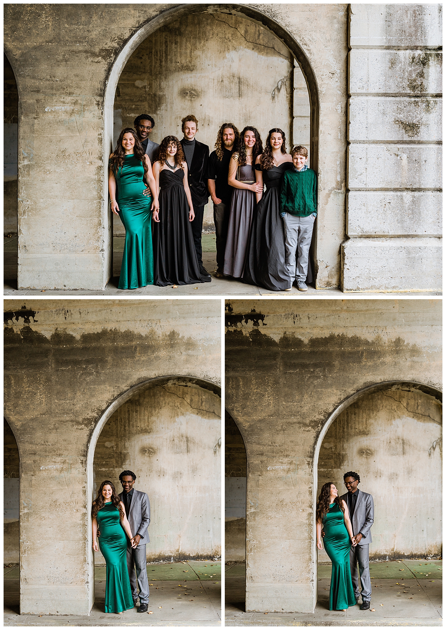 Formal Family Photos at The Macon City Auditorium
