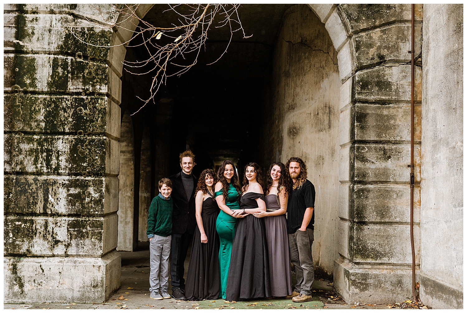 Formal Family Photos at The Macon City Auditorium