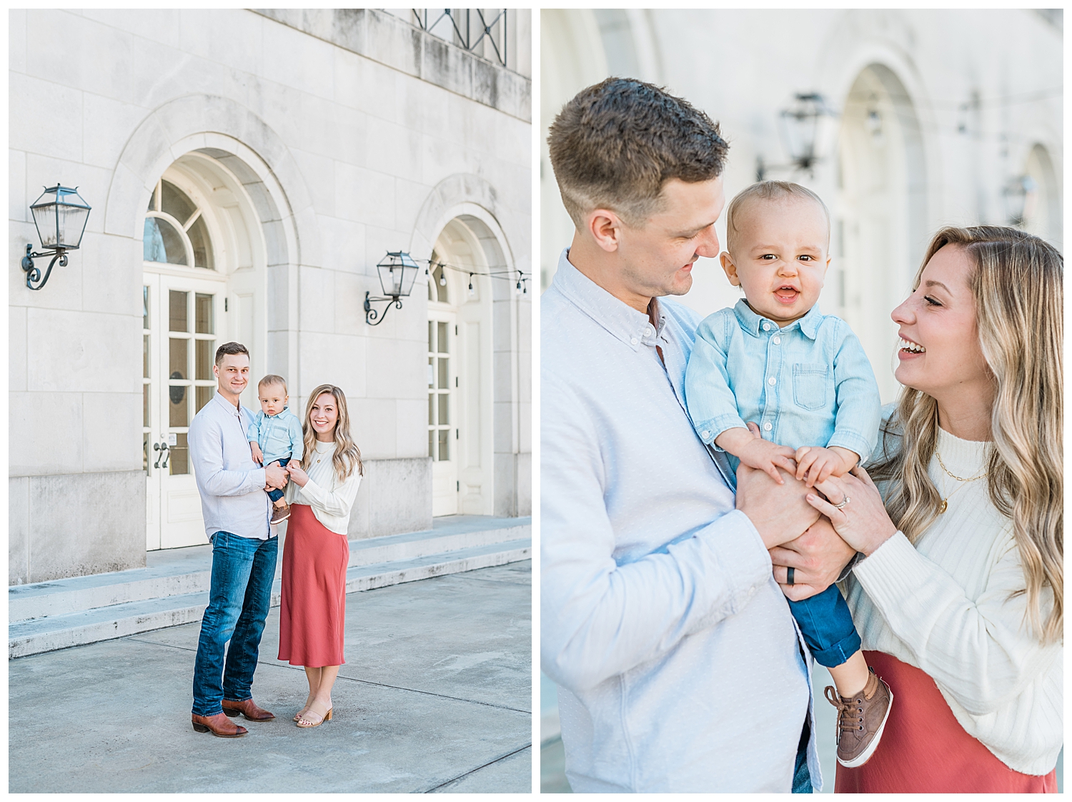 Spring Family Session in Downtown Macon