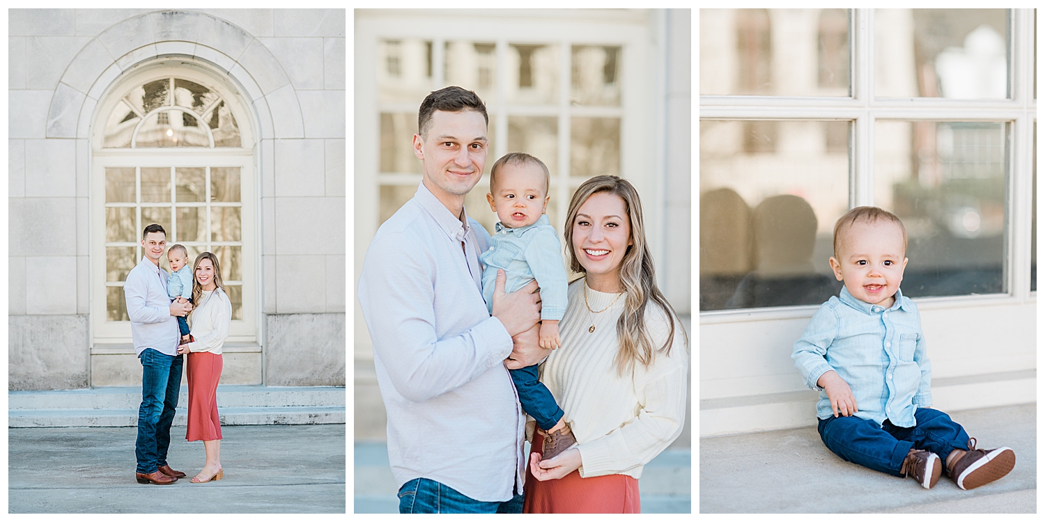 Spring Family Session in Downtown Macon