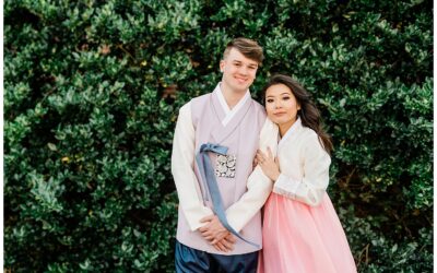 Traditional Korean Hanbok Engagement Session