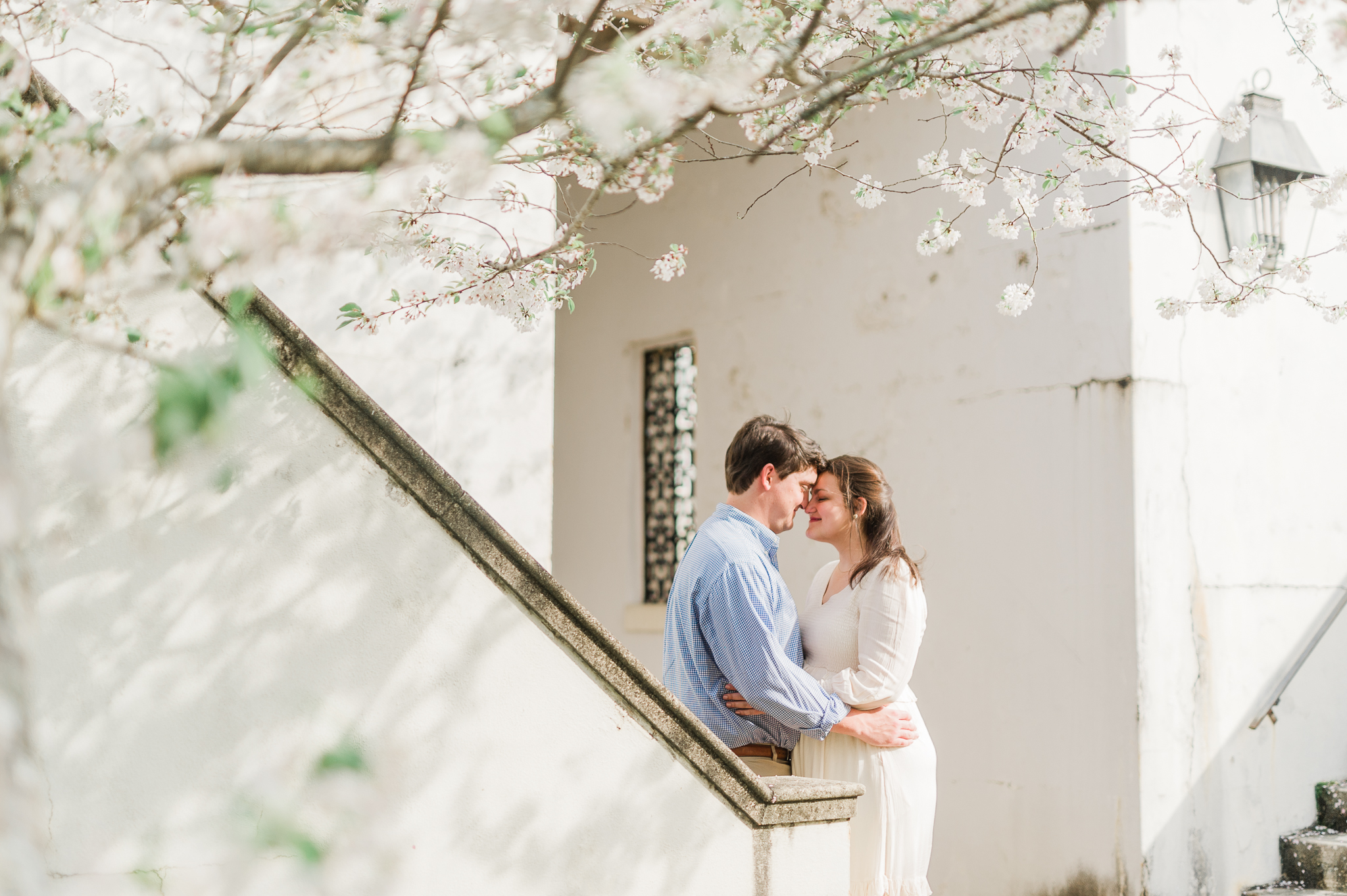 Engagement Session in the Cherry Blossoms