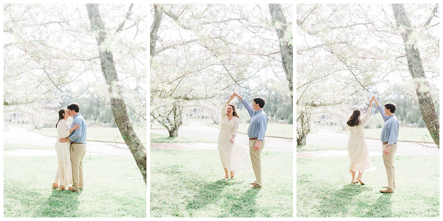 Engagement Session in the Cherry Blossoms