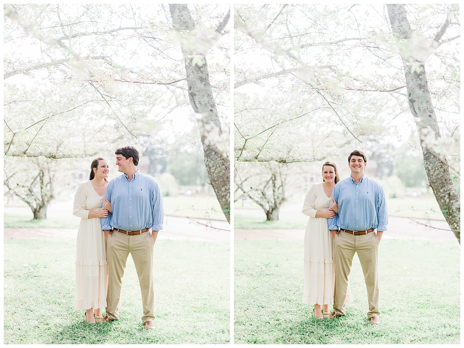 Engagement Session in the Cherry Blossoms