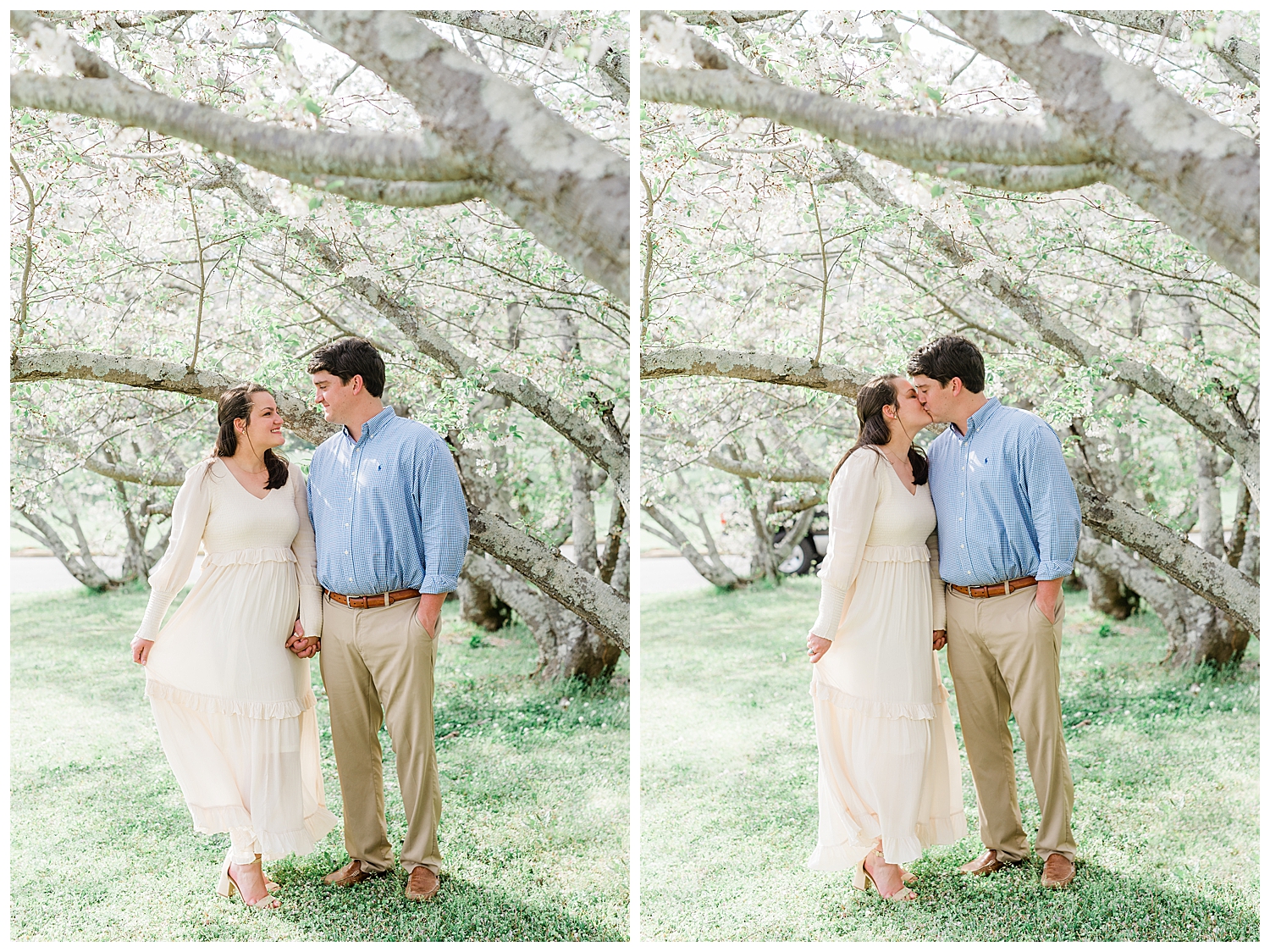 Engagement Session in the Cherry Blossoms