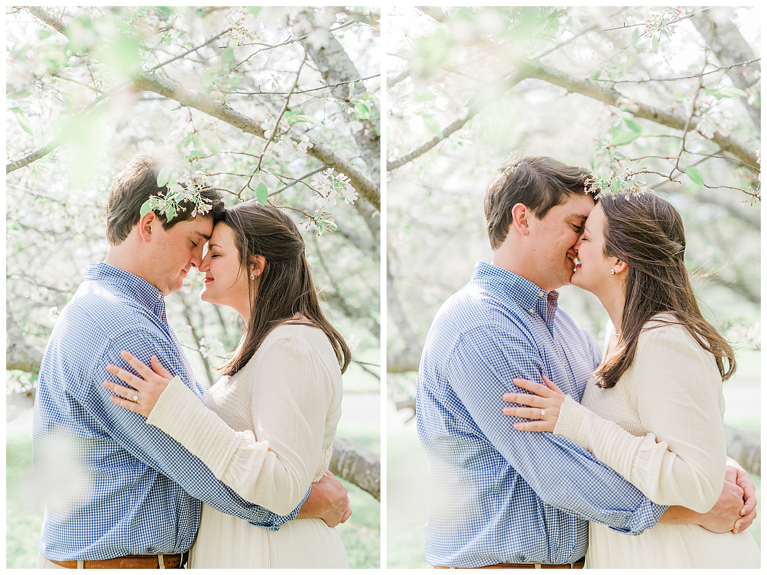 Engagement Session in the Cherry Blossoms