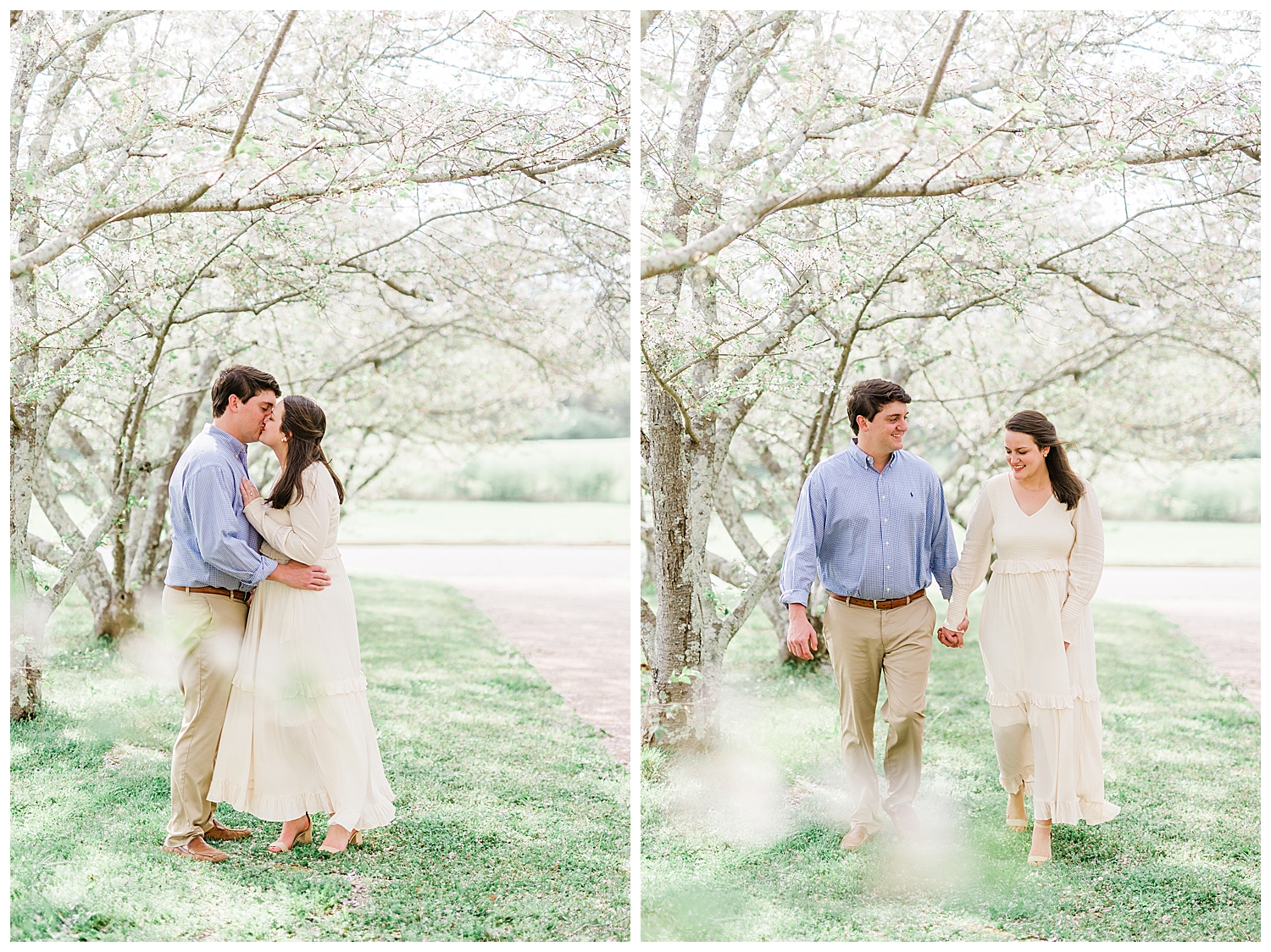 Engagement Session in the Cherry Blossoms