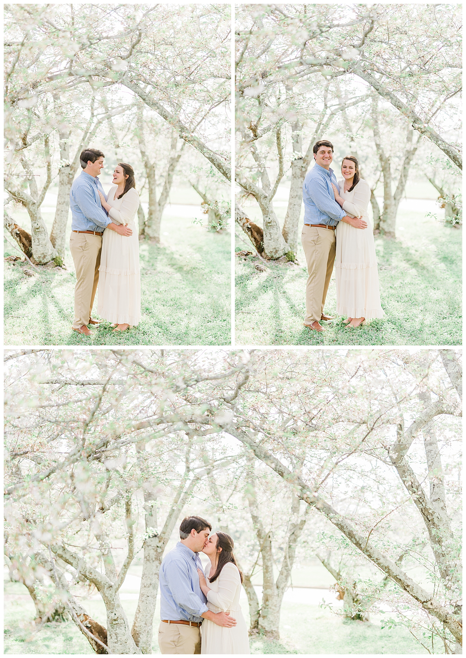 Engagement Session in the Cherry Blossoms